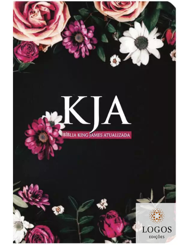 Bíblia King James Atualizada - capa dura - floral pink. 7908084618858
