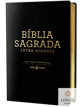 Bíblia Sagrada - leitura perfeita - NVI - letra gigante - luxo preta. 9786556896335