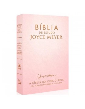 Bíblia de Estudo Joyce Meyer - A Bíblia da Vida Diária - NVI - letra grande - capa luxo dourada