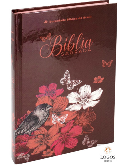Bíblia Sagrada - ARC - capa dura - Flores. 7899938419045