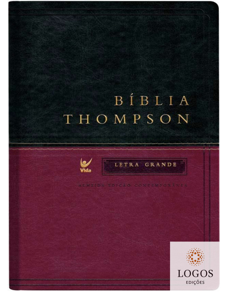 Bíblia Thompson - AEC - letra grande - verde e vinho. 9788000003344