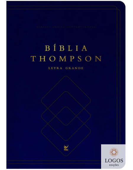 Bíblia Thompson - AEC - letra grande - azul. 9786555845020