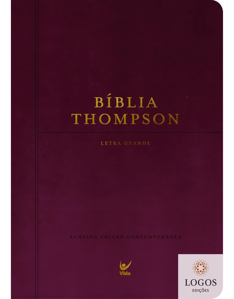 Bíblia Thompson - AEC - letra grande - vinho. 9786555845037