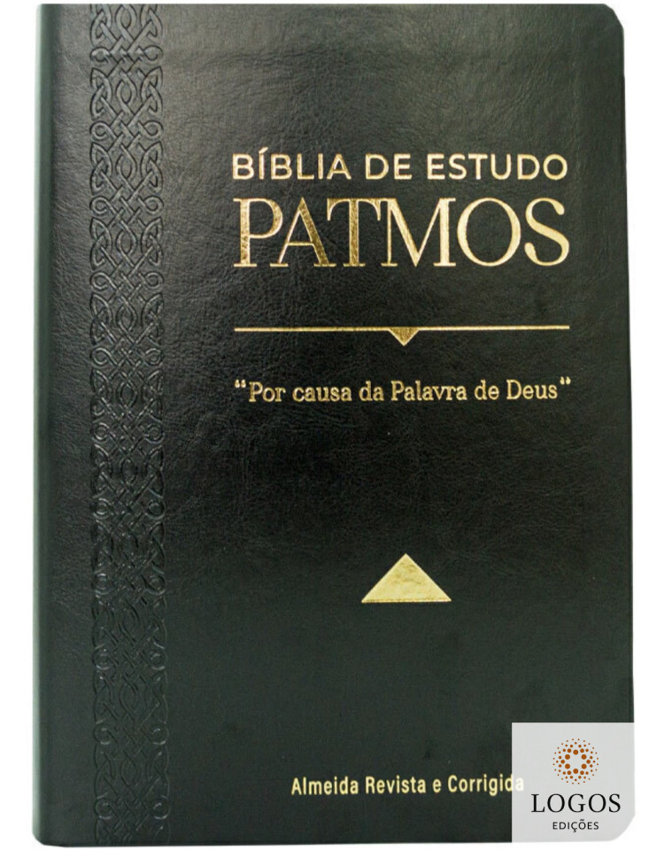 Bíblia de Estudo Patmos - capa luxo - preta. 7908234018729
