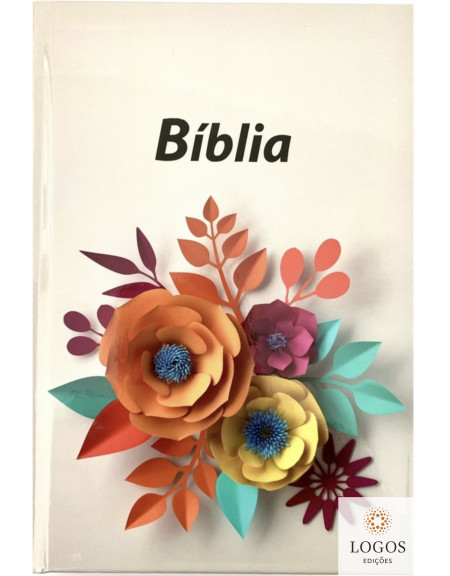 Bíblia Sagrada - ARC - com letra maior - flores. 9789896502393