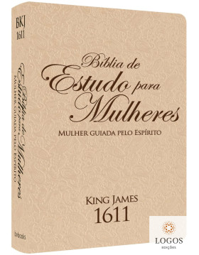 Bíblia King James de estudo para mulheres - mulher guiada pelo Espírito - rose peach. 9786586996586