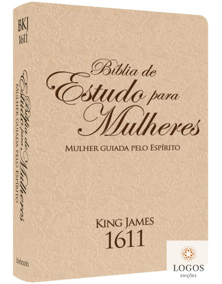 Bíblia King James de estudo para mulheres - mulher guiada pelo Espírito - rose peach. 9786586996586