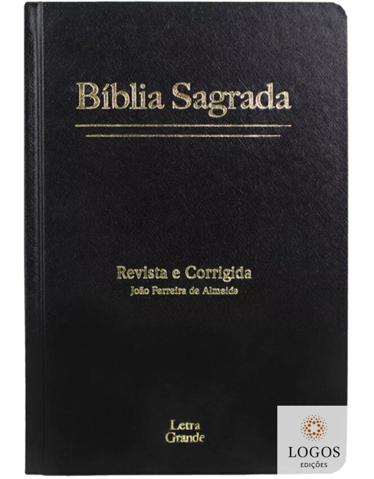 Bíblia Sagrada - ARC - capa dura - semi luxo - preto. 9786556553825
