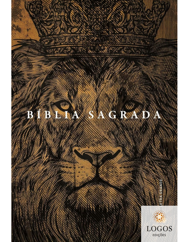 Bíblia Sagrada - ACF - letra grande capa dura - Leão Amado Rei Bíblia Sagrada - ACF - letra grande capa dura - Leão Amado Rei