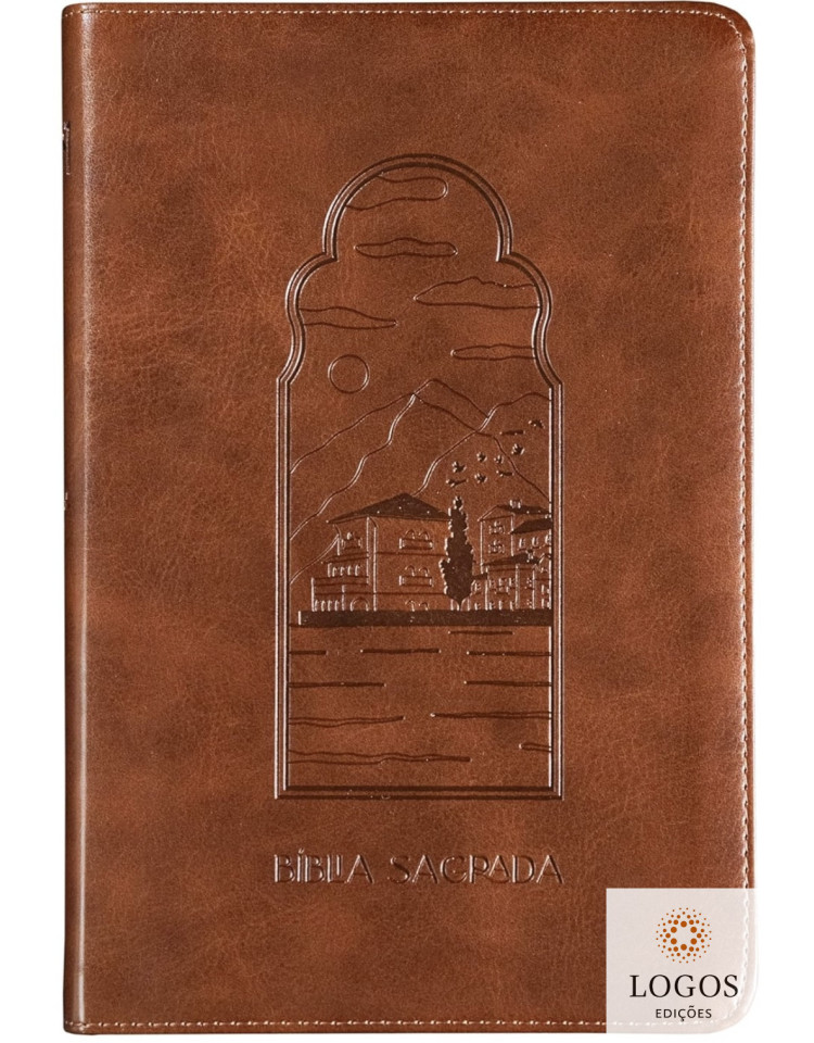 The Purpose Book - Bíblia Sagrada - A21 - Couro soft - Caramelo paisagem. 9786556899350