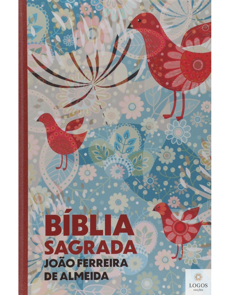 Bíblia Sagrada - ARC - capa semi-flexível - Pássaros com beiras artísticas