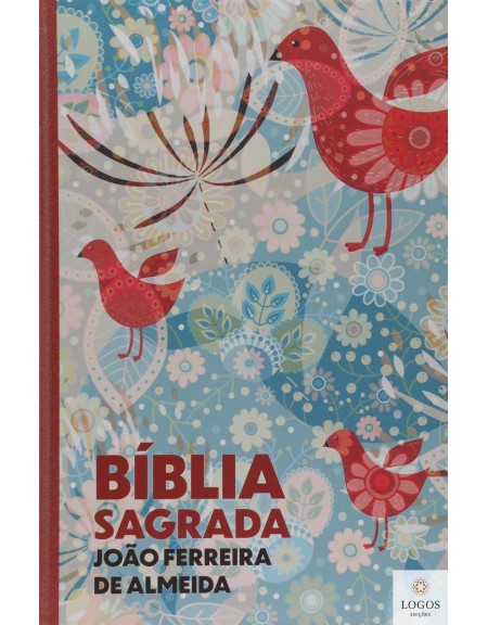 Bíblia Sagrada - ARC - capa semi-flexível - Pássaros com beiras artísticas