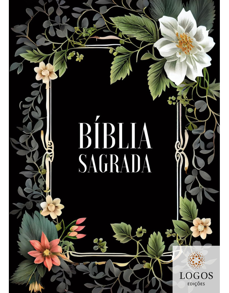 Bíblia Sagrada - NVI - capa dura - Jardim floral. 9788524305962