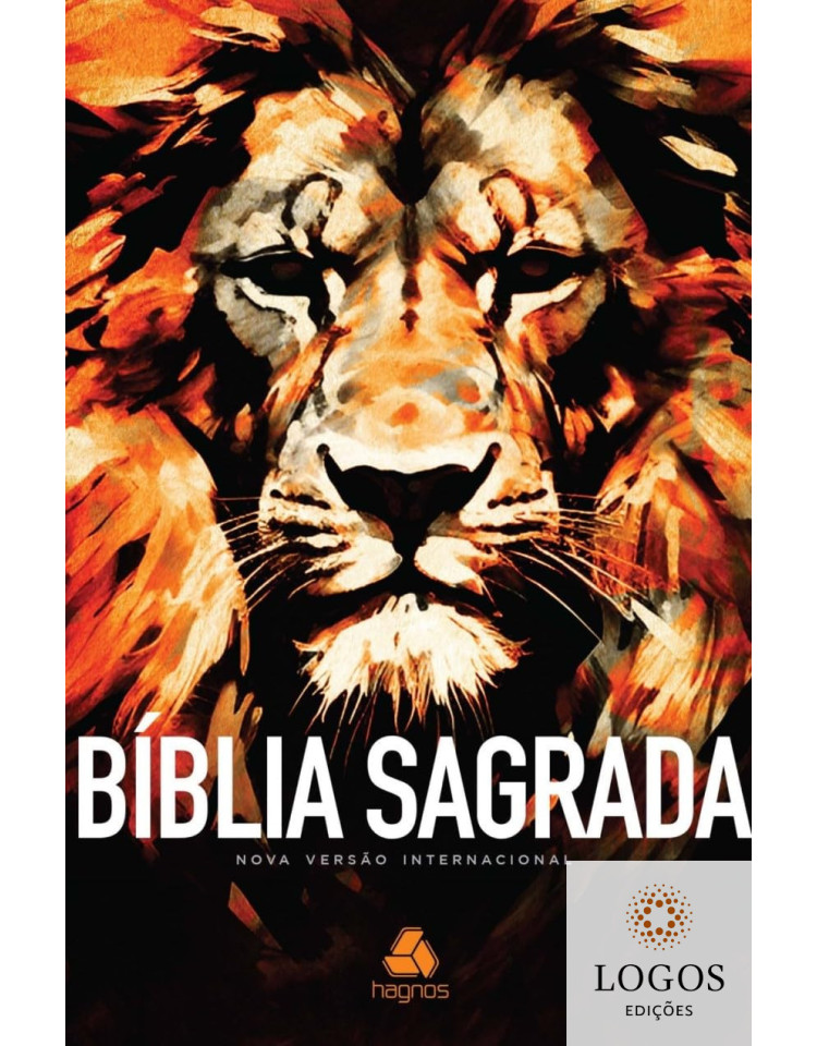 Bíblia Sagrada - NVI - capa dura - Safira leão. 9788577425389