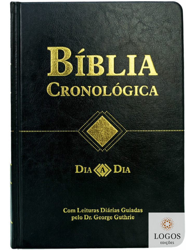 Bíblia Cronológica dia a dia - King James 1611 - capa preta. 9788581582344