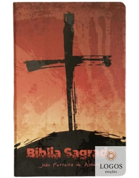 Bíblia Sagrada - ARC - capa semi-flexível - Cruz com beiras artísticas