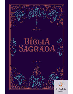 Bíblia Sagrada - NVT - capa semi-flexível com letra grande e beiras pintadas - soft touch - Ornamentos