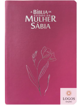 A Bíblia de Estudo da Mulher Sábia - ARC - com Harpa Avivada e Corinhos - letra gigante - capa luxo - pink. 49857. 7908084623968