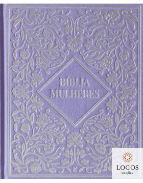 Bíblia Mulheres - NVT - com espaço para anotações - edição de luxo - capa tecido - vintaga roxa. 9786555846133
