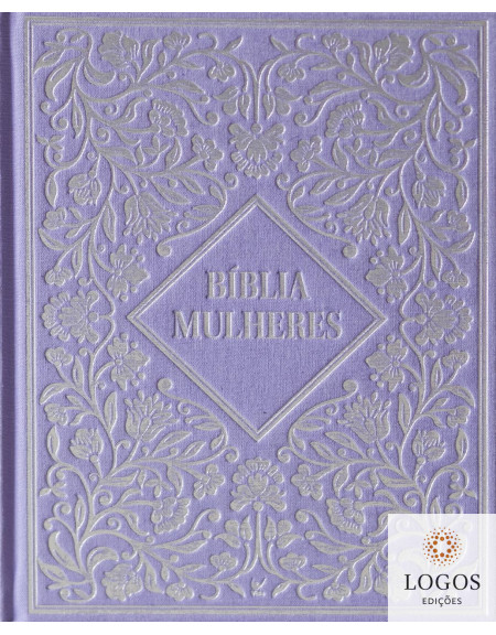 Bíblia Mulheres - NVT - com espaço para anotações - edição de luxo - capa tecido - vintaga roxa. 9786555846133