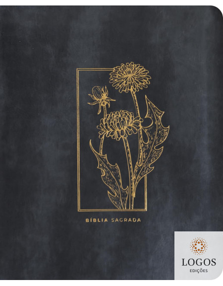 Bíblia Mulheres - NVT - com espaço para anotações - edição de luxo - floral grafite. 9786555846157