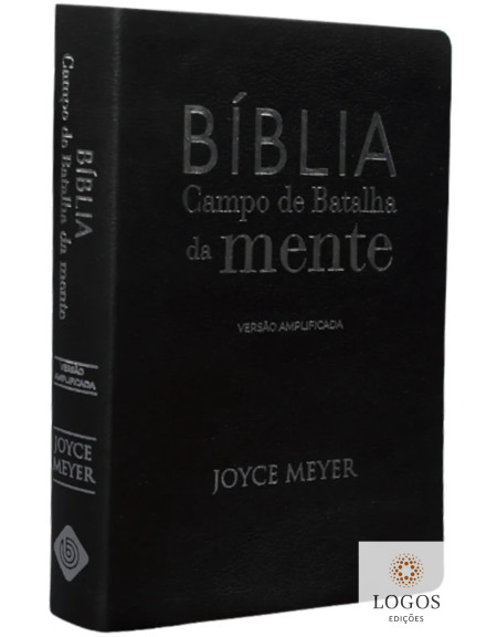 Bíblia Campo de Batalha da Mente - NVI - versão amplificada - capa luxo preta. 9786588570555