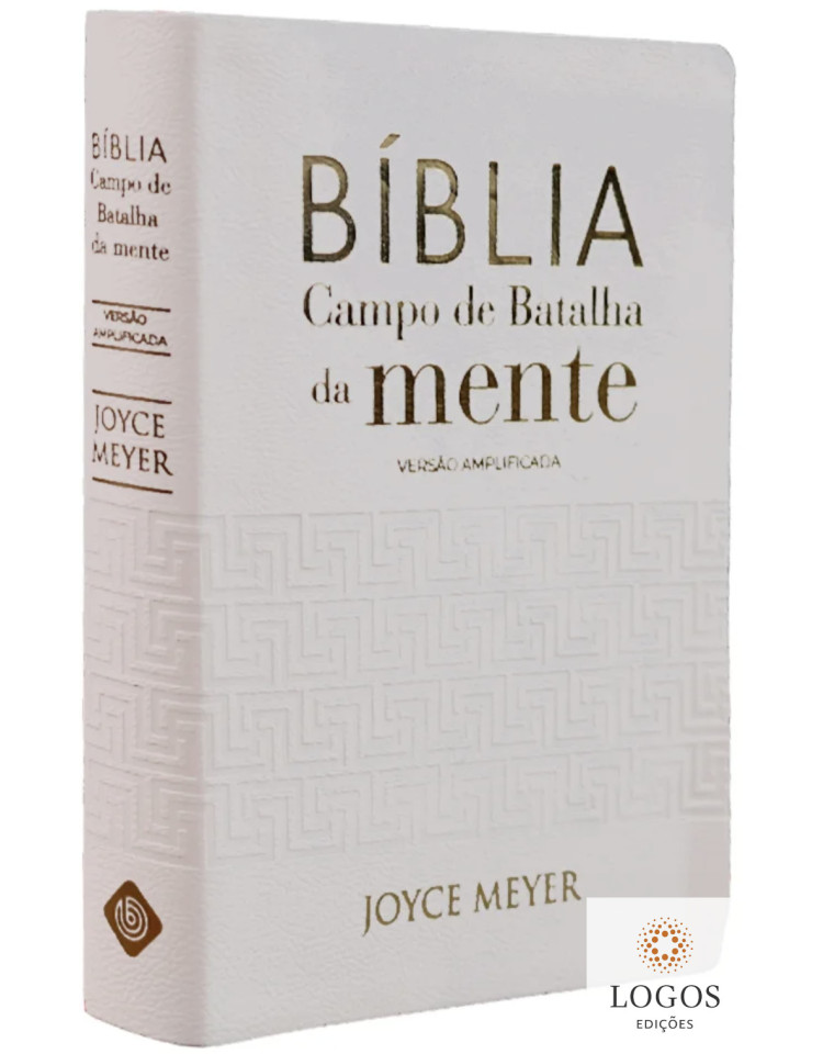 Bíblia Campo de Batalha da Mente - NVI - versão amplificada - capa luxo branca. 9786588570531