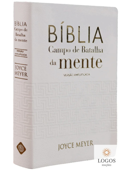 Bíblia Campo de Batalha da Mente - NVI - versão amplificada - capa luxo branca. 9786588570531