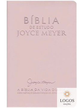 Bíblia de Estudo Joyce Meyer - A Bíblia da Vida Diária - NVI - capa luxo nude. 9788561721879