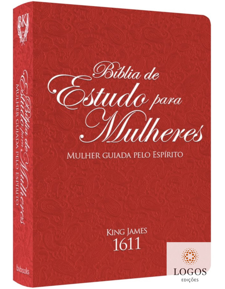Bíblia King James de estudo para mulheres - mulher guiada pelo Espírito - vermelha. 9786586996371