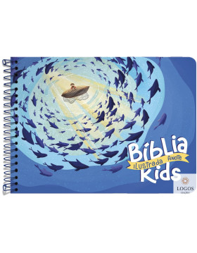 Bíblia Ilustrada Anote kids - NVT - Peixinhos. 9786556555430