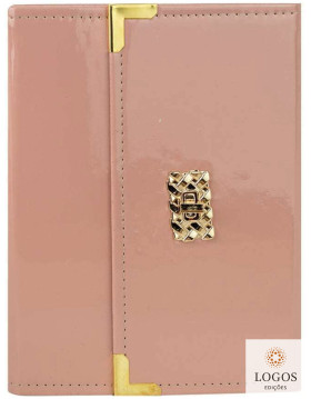 Bíblia bolsa com alça - ARC - harpa - Verniz rose. 7796898993182