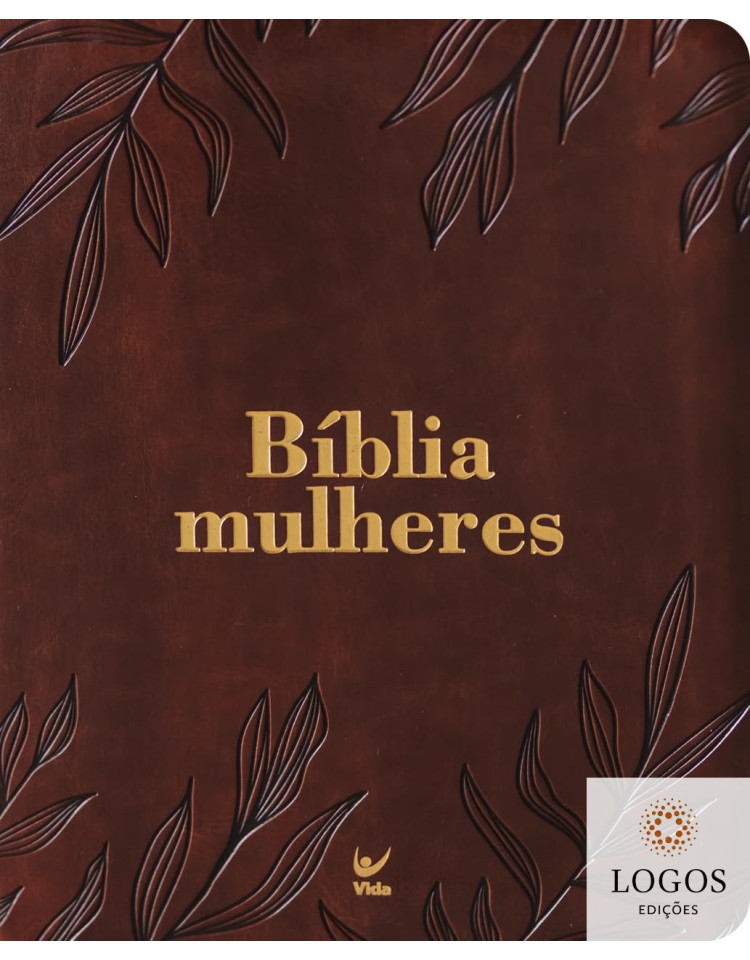 Bíblia Mulheres - NAA - com espaço para anotações - edição de luxo - folhas castanha. 9786555846409