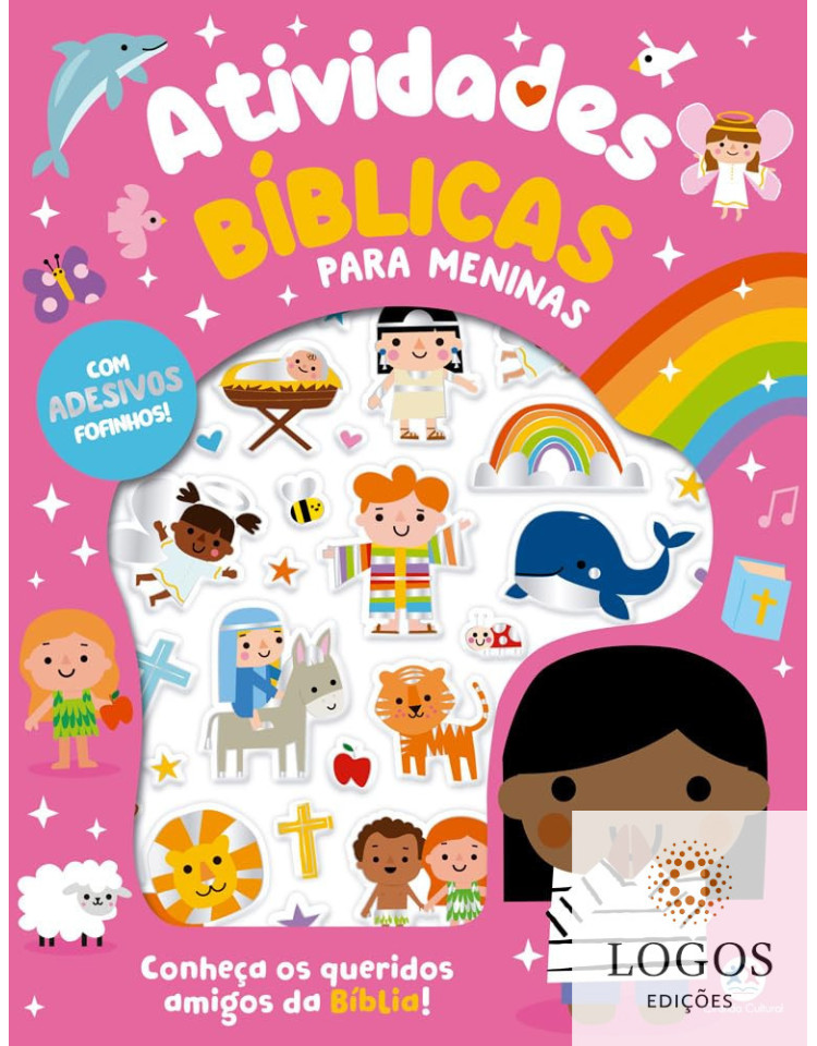 Atividades bíblicas para meninas - com autocolantes fofinhos. 9786526112786