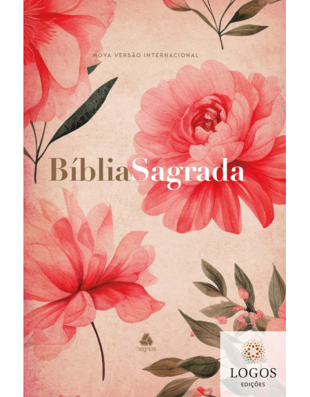 Bíblia Sagrada - NVI - compacta - Rosa flor. 9788577426270
