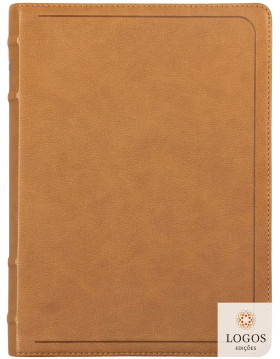 Bíblia Sagrada - leitura perfeita - ACF - letra grande com referências cruzadas - capa luxo - mostarda. 9786552172761