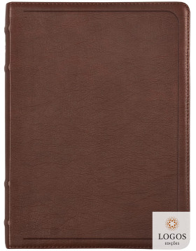 Bíblia Sagrada - leitura perfeita - ACF - letra grande com referências cruzadas - capa luxo - mogno. 9786552172761