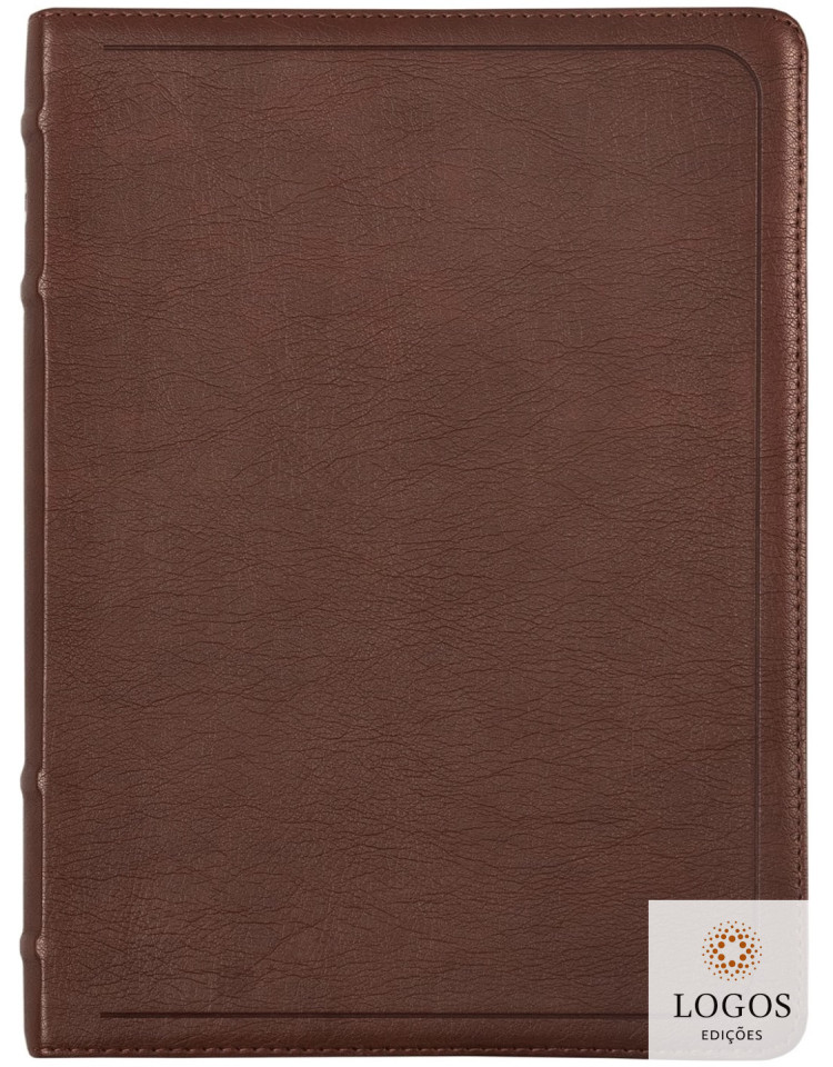 Bíblia Sagrada - leitura perfeita - ACF - letra grande com referências cruzadas - capa luxo - mogno. 9786552172761