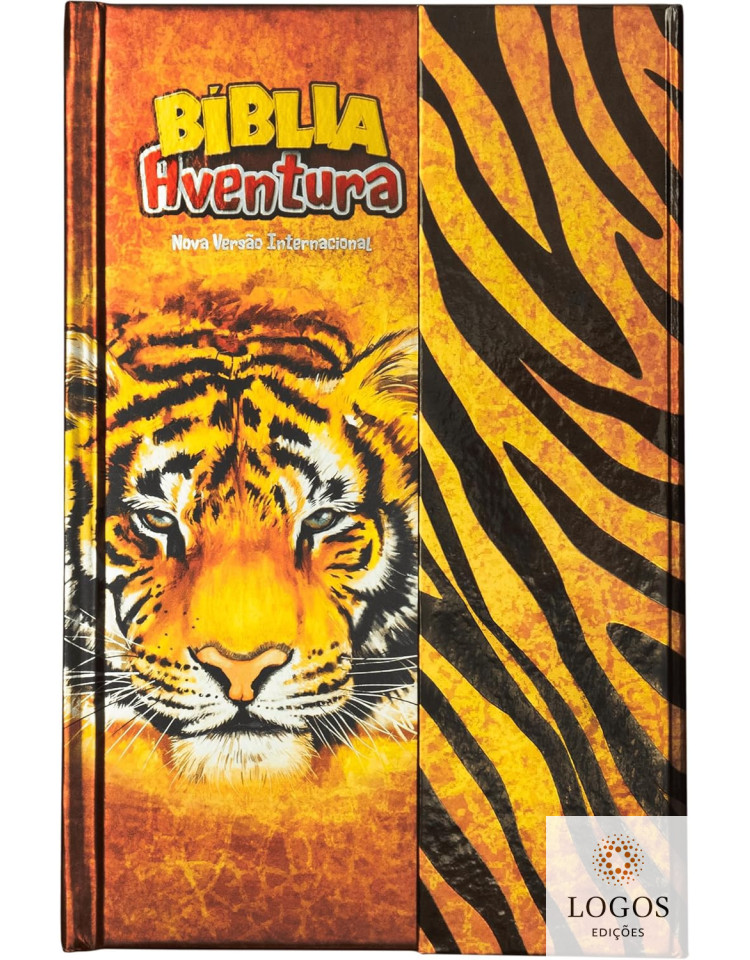 Bíblia Aventura - Leitura Perfeita - Capa dura com fechamento em ímã - Tigre. 9786552174000