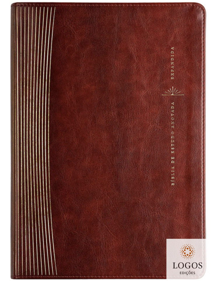 Bíblia de Estudo Anotada Expandida - NAA - capa luxo castanha. 9786559885138. Charles C. Ryrie