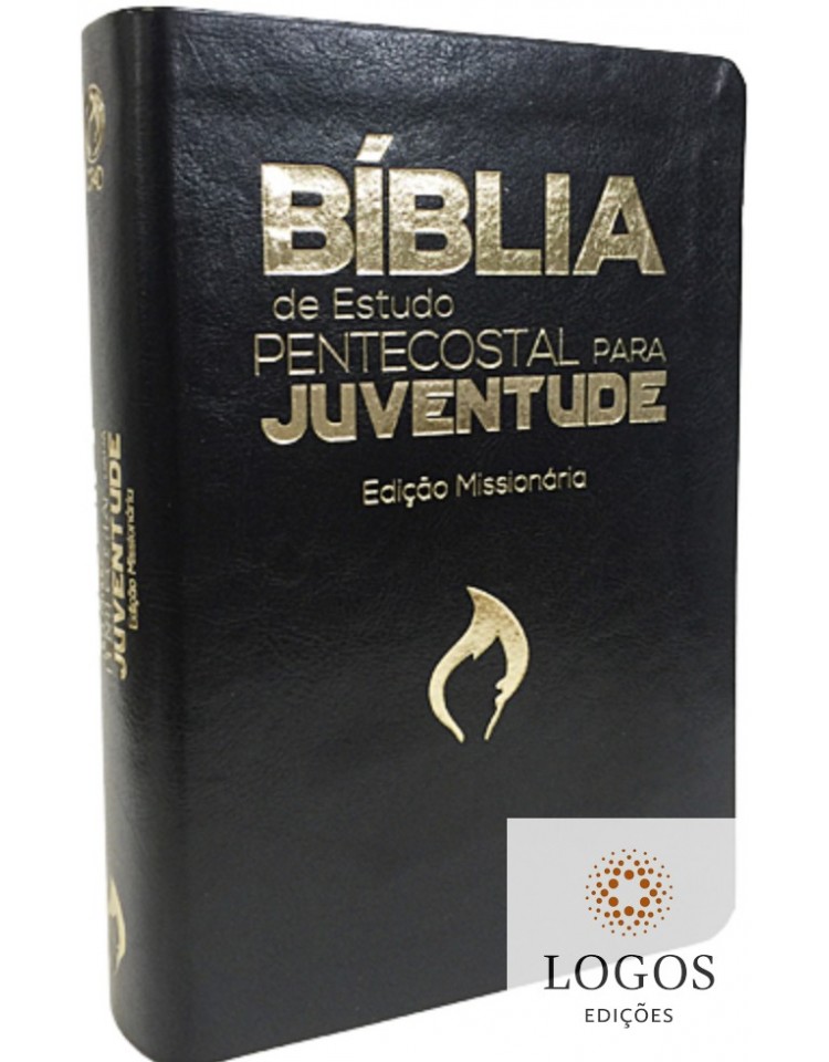 Bíblia de Estudo Pentecostal para Juventude - ARC - edição missionária - capa preta. 9788526316157