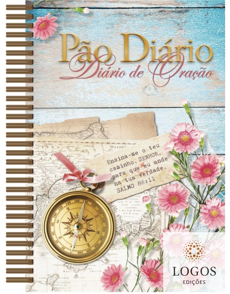 Pão diário - diário de oração - espiral - Ensina-me. 9781680435900 Pão diário - diário de oração - espiral - Ensina-me. 9781680435900