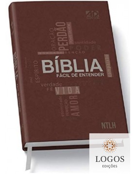 Bíblia Fácil de Entender - capa cruz castanha. 9788574595191