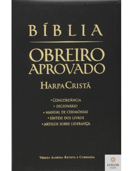 Bíblia Obreiro Aprovado - capa luxo preto. 7898521810993