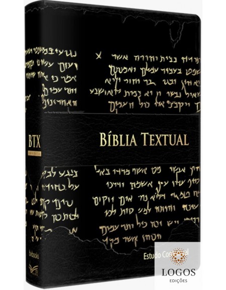 Bíblia Textual - Estudo Contextual - capa luxo preto. 9786587393001