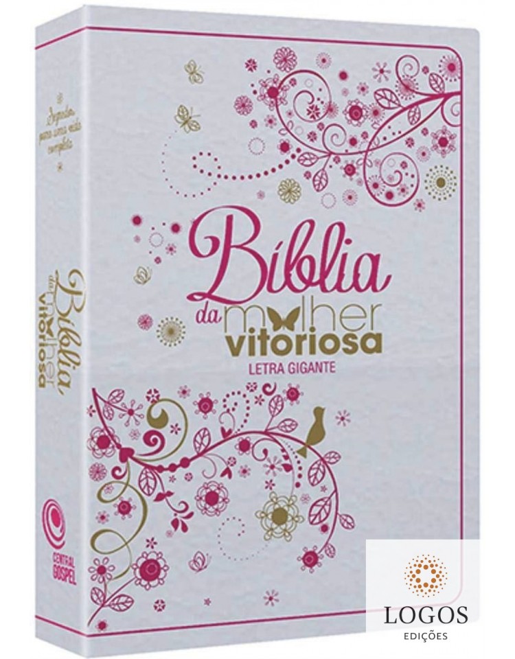 Bíblia da Mulher Vitoriosa - capa branca. 7898410729184