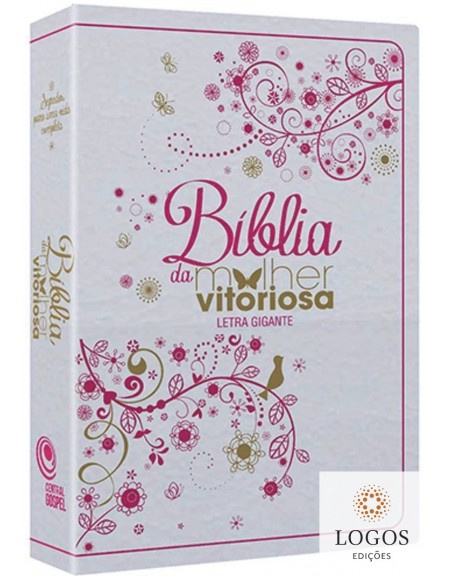 Bíblia da Mulher Vitoriosa - capa branca. 7898410729184