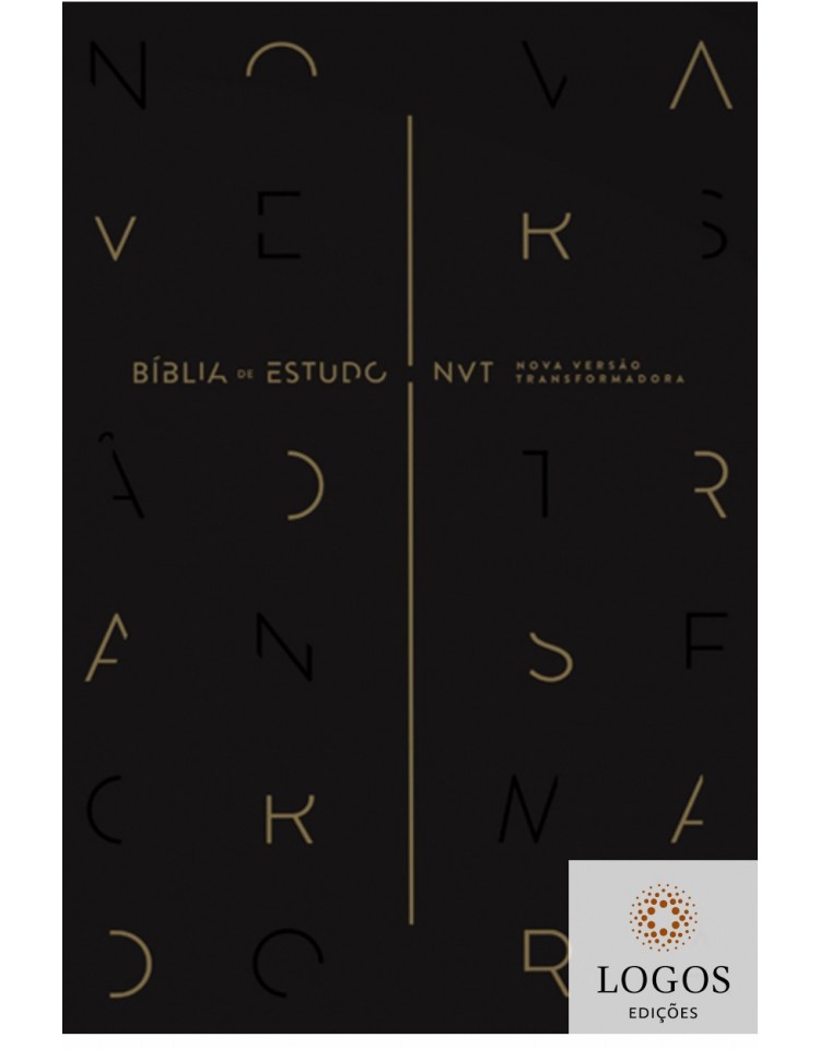 Bíblia de Estudo NVT - capa preta. 9788543302966