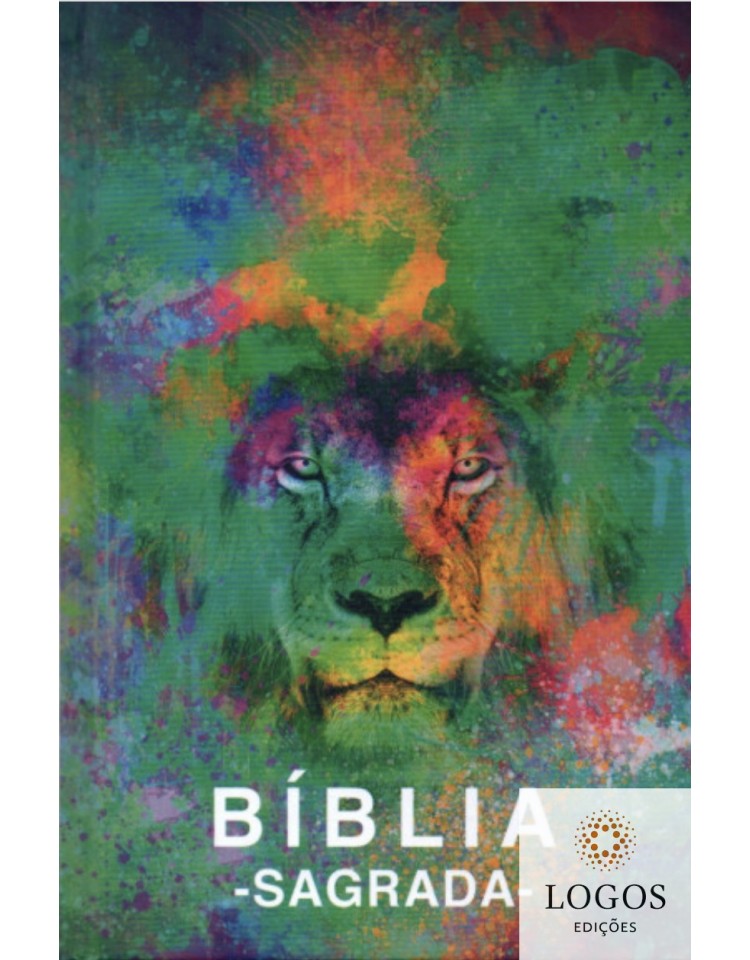 Bíblia Sagrada - ACF - capa dura - Leão aquarela. 9788573803839