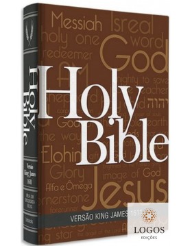 Bíblia King James 1611 - com concordância e pilcrow - capa Holy Bible. 9786586996005
